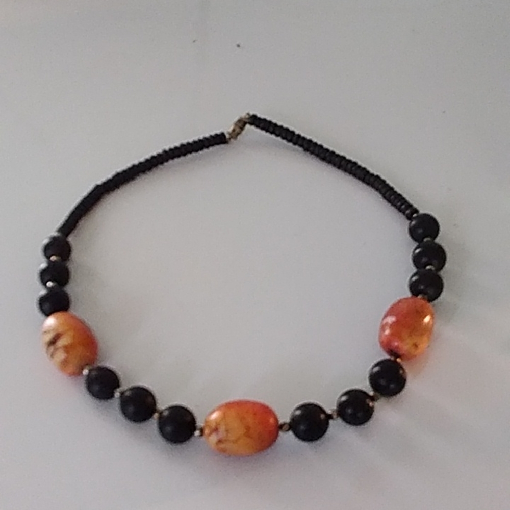 Wooden necklace